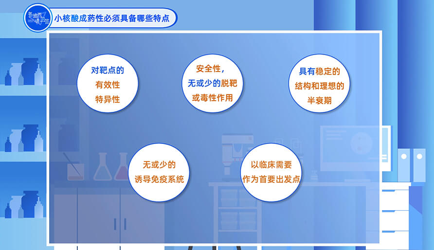 小核酸成药性必须具备哪些特点？